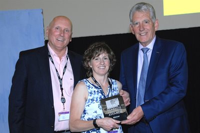 Bob Penrose with Lisa Rees-Renshaw